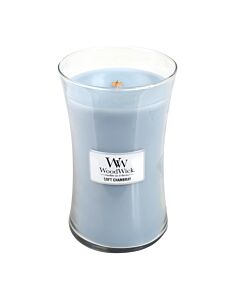 WoodWick Large Candle Soft Chambray